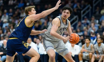Georgetown forward Julius Halaifonua (photo via Rafael Suanes/Georgetown)